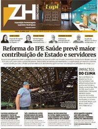 Capa do jornal Zero Hora 18/04/2023