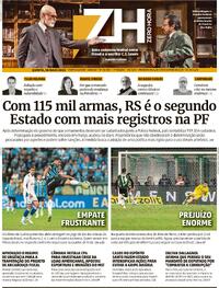 Capa do jornal Zero Hora 18/05/2023