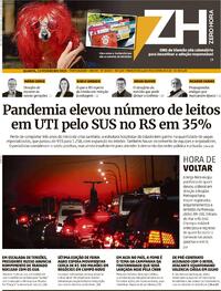 Capa do jornal Zero Hora 22/02/2023