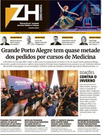 Capa do jornal Zero Hora 23/05/2023