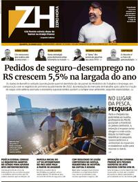 Capa do jornal Zero Hora 24/05/2023