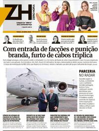 Capa do jornal Zero Hora 25/04/2023
