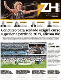 Capa do jornal Zero Hora 25/05/2023