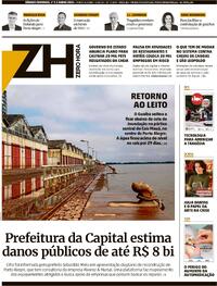 Capa do jornal Zero Hora 01/06/2024