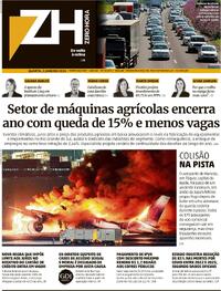 Capa do jornal Zero Hora 03/01/2024