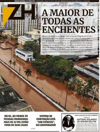 Capa do jornal Zero Hora 04/05/2024