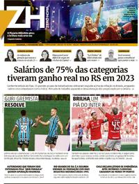 Capa do jornal Zero Hora 05/02/2024