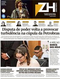 Capa do jornal Zero Hora 05/04/2024