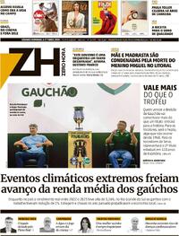 Capa do jornal Zero Hora 06/04/2024