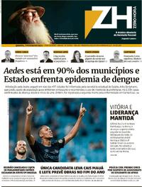 Capa do jornal Zero Hora 07/02/2024