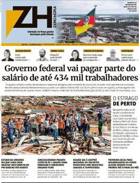 Capa do jornal Zero Hora 07/06/2024