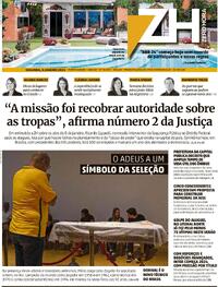 Capa do jornal Zero Hora 08/01/2024