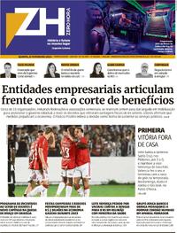 Capa do jornal Zero Hora 08/02/2024