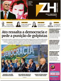 Capa do jornal Zero Hora 09/01/2024