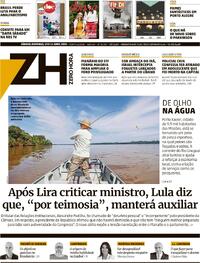 Capa do jornal Zero Hora 13/04/2024