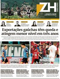 Capa do jornal Zero Hora 22/04/2024