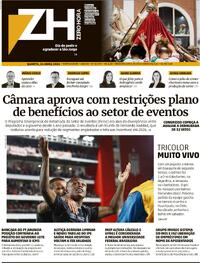 Capa do jornal Zero Hora 24/04/2024