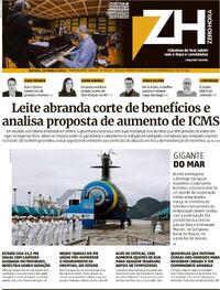 Capa do jornal Zero Hora 28/03/2024