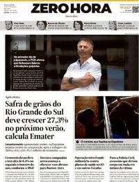 Capa do jornal Zero Hora 03/09/2025