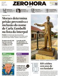 Capa do jornal Zero Hora 05/06/2025