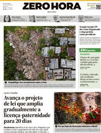 Capa do jornal Zero Hora 05/11/2025