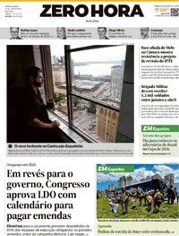 Capa do jornal Zero Hora 05/12/2025