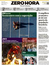 Capa do jornal Zero Hora 07/06/2025