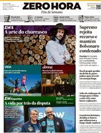 Capa do jornal Zero Hora 08/11/2025