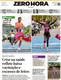 Capa do jornal Zero Hora 09/06/2025