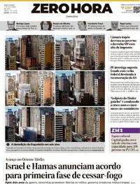 Capa do jornal Zero Hora 09/10/2025