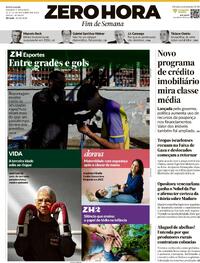 Capa do jornal Zero Hora 11/10/2025