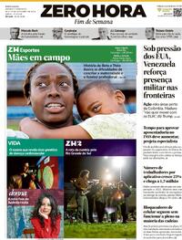Capa do jornal Zero Hora 18/10/2025