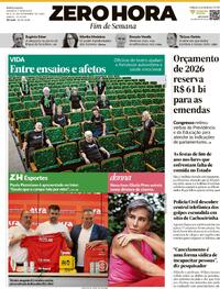 Capa do jornal Zero Hora 20/12/2025