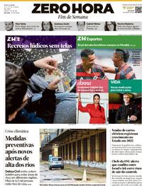 Capa do jornal Zero Hora 21/06/2025