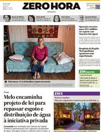 Capa do jornal Zero Hora 22/05/2025