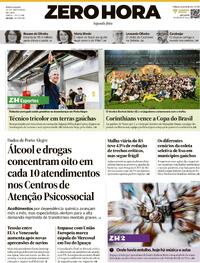 Capa do jornal Zero Hora 22/12/2025