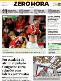Capa do jornal Zero Hora 25/11/2025