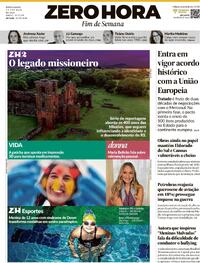 Capa do jornal Zero Hora 02/05/2026