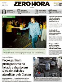 Capa Zero Hora 02/06/2026