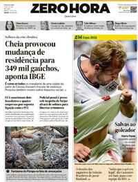 Capa Zero Hora 02/07/2026