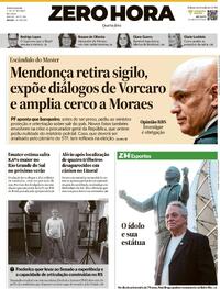 Capa Zero Hora 02/09/2026