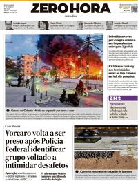 Capa do jornal Zero Hora 05/03/2026