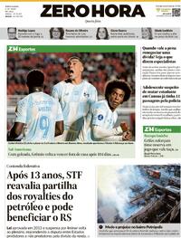 Capa do jornal Zero Hora 06/05/2026