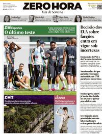 Capa Zero Hora 06/06/2026