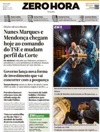 Capa Zero Hora 12/05/2026