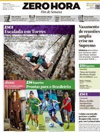 Capa do jornal Zero Hora 14/02/2026