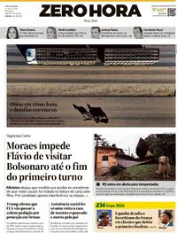 Capa Zero Hora 14/07/2026