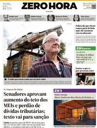 Capa Jornal Zero Hora