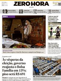 Capa Jornal Zero Hora