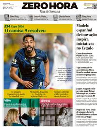 Capa Jornal Zero Hora